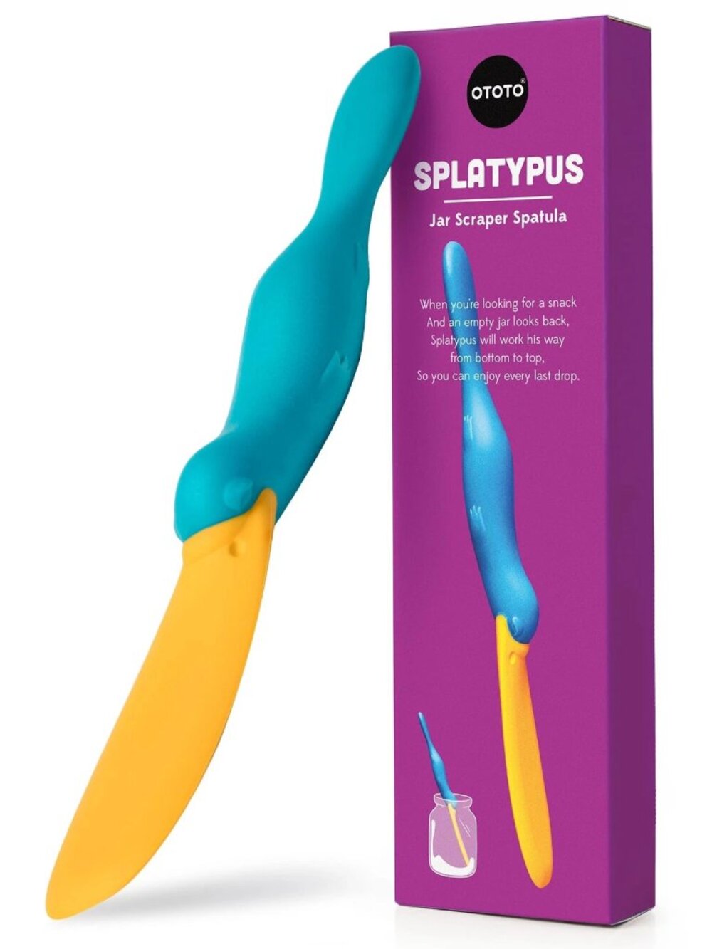 Ototo Splatypus Jar Spatula Kitchen Fun Gadget Tool NEW